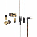 Plextone X46M Metal 3.5mm Wired Control Earphone Detachable Cable Heavy Bass Headphone with Mic