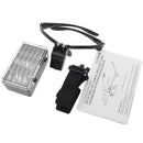 9892B 1.0/1.5/2.0/2.5/3.5X Headbrand Magnifier Magnifying Glass Eye Repair Loupe 2 LED Light