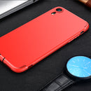 Bakeey Protective Case For iPhone XR Slim Micro Matte TPU Cover With Dust Plug Cover