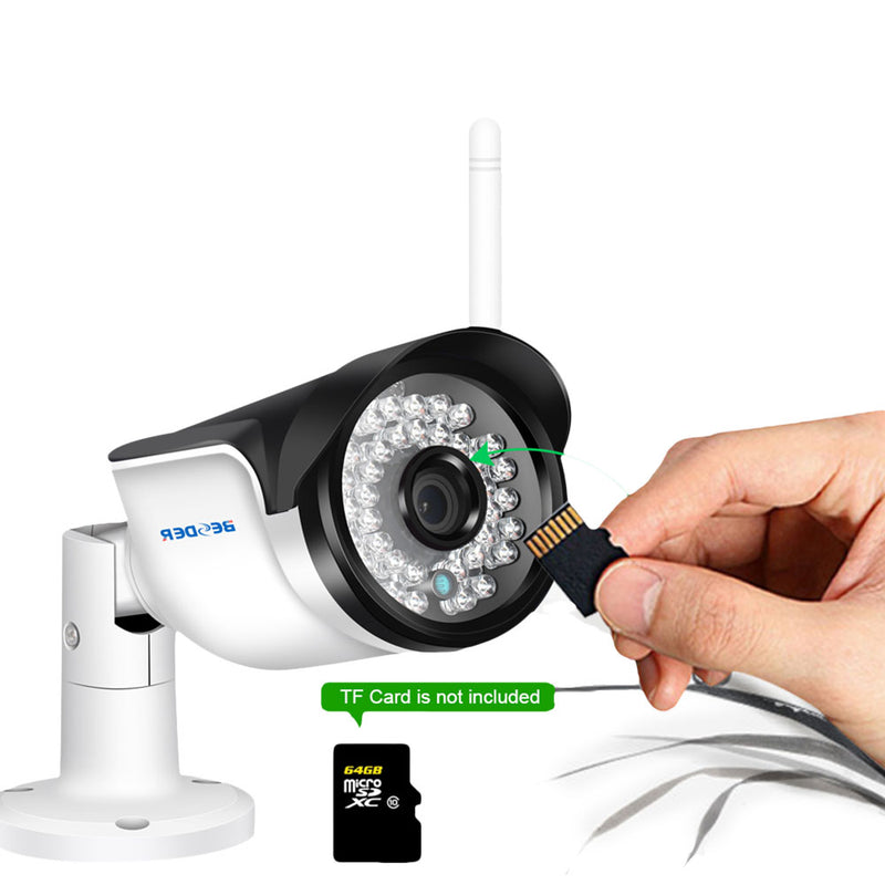 BESDER R6036MW-HX201 1080P Wireless IP Camera with 128G SD Card Slot Waterproof Outdoor WiFi Camera Yoosee P2P RTSP Motion Detected