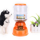 3.5L Large Automatic Pet Dog Cat Food Drink Dispenser Water Bowl Feeder Dish
