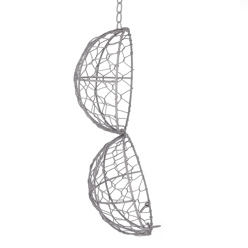 Hanging Planters Flower Pot Iron Iron Wire Succulent Pot Wall Succulent Planters Rustic Plant Holder Decorations