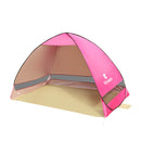 Outdoor Double 2 Persons Camping Tent Automatic Quick Open Single Layer Beach UV Sunshade
