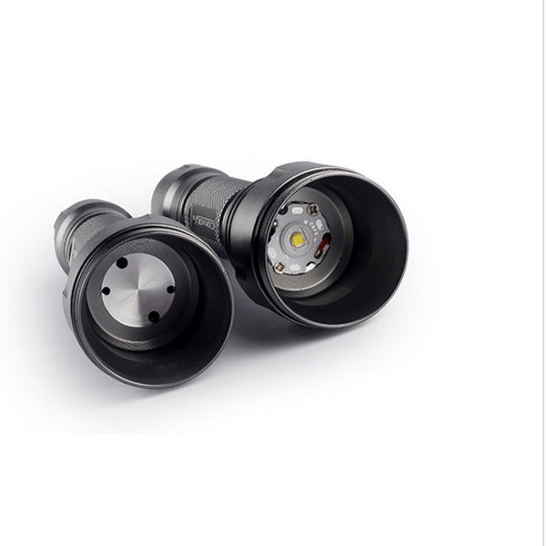 NEW Gray Convoy C8 L2 7135x8 SMO Integrated Head LED Flashlight