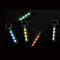 Titanium Alloy Cylinder Keychain Lantern With 3x22.5mm Tritium Vials