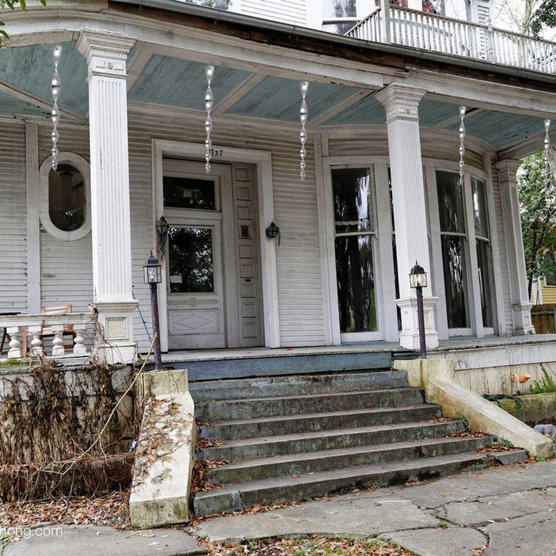 Bird Scare Rods Effective Hanging Bird Repeller Wind Twisting Scare Rods Spiral Bird Driving Device