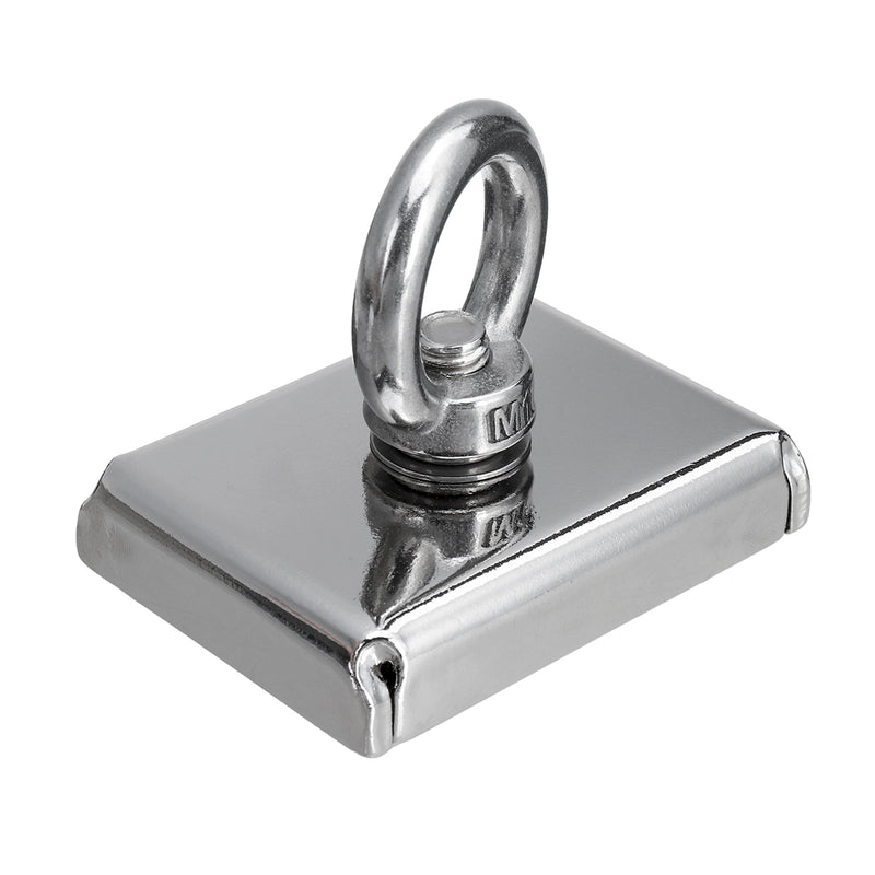300KG D75 Super Fishing Recovery Block 304 Magnet Eyebolt M10 Ring Metal