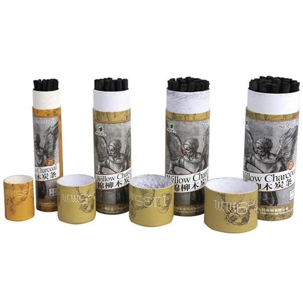 Maries Charcoal Strip Cotton Willow Carbon Rod Art Special Soft Charcoal Sketch Pencil Supplies For Practice