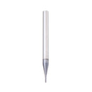 Drillpro 10pcs 1mm HRC55 TiAlN 2 Flutes End Mill Cutter Tungsten Carbide Milling Cutter CNC Tool