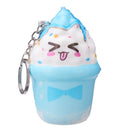 6PCS/Lot Squishy Pizza Chips Donuts Hotdog Hamburger Ice Cream Slow Rising Toy With Phone Pendant