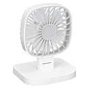 Portable USB Dual Head Mini Air Fan 360 Rotation for Car Home Office Cooling
