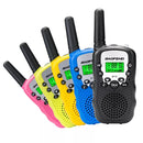 4Pcs Baofeng BF-T3 Radio Walkie Talkie UHF462-467MHz 8 Channel Two-Way Radio Transceiver Built-in Flashlight Yellow