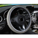 37-39cm Leather Car Truck Steering Wheel Covers Breathable Anti-Slip Comfortable