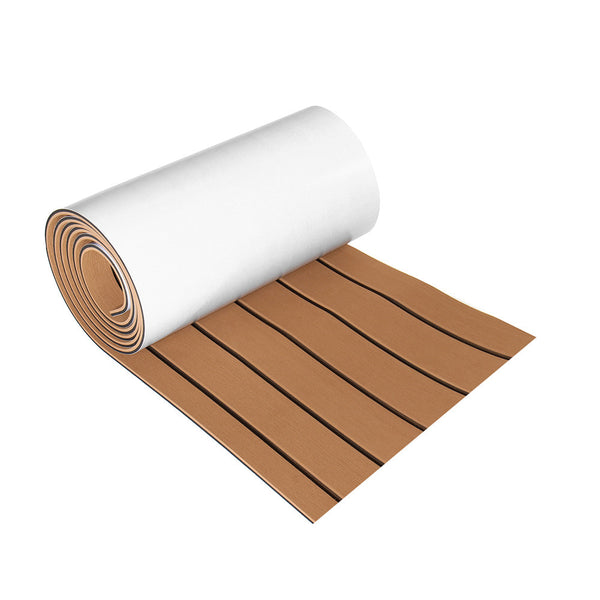 270cmx30cmx6mm EVA Foam Flooring Decking Sheet Marine Boat Faux Teak