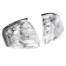 Clear Side Corner Light Turn Signal Lamp Cover Pair for Mercedes-Benz C Class W202 1994-2000