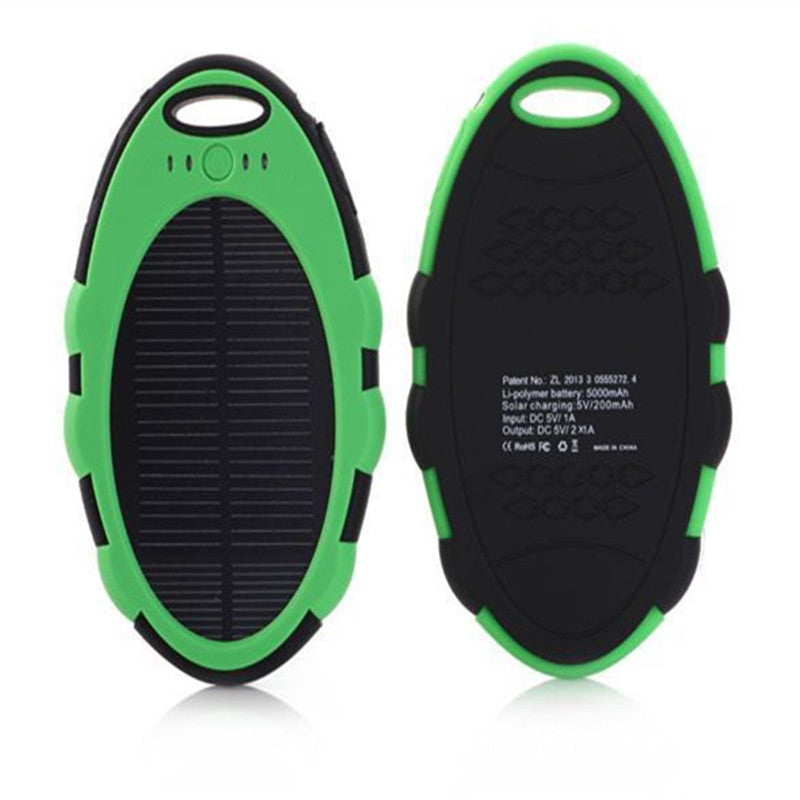 BAKEEY Dual USB Ports 4000mah Solar Power Bank Case LED Kit DIY Box Fallproof External Solar Panel Chargering Battery Charger