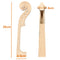 Hand Carved Maple Wood Violin Neck for 4/4 Full Size Violin Parts