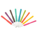 Eye Blunt Needles Yarn Knitting Crochet Hooks Set with Bag Ergonomic Handle Crochet Hooks Needles