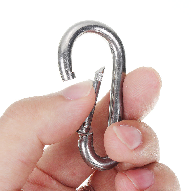 6Pcs Stainless Steel Sun Shade Sail Accessories Fixing Fittings Kit Patio Garden Canopy Tools Replacement Accessories