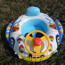 Inflatable Car Kids Swimming Ring Baby Toddler Swimming Pool Toy Children Float Seat Boat Ring