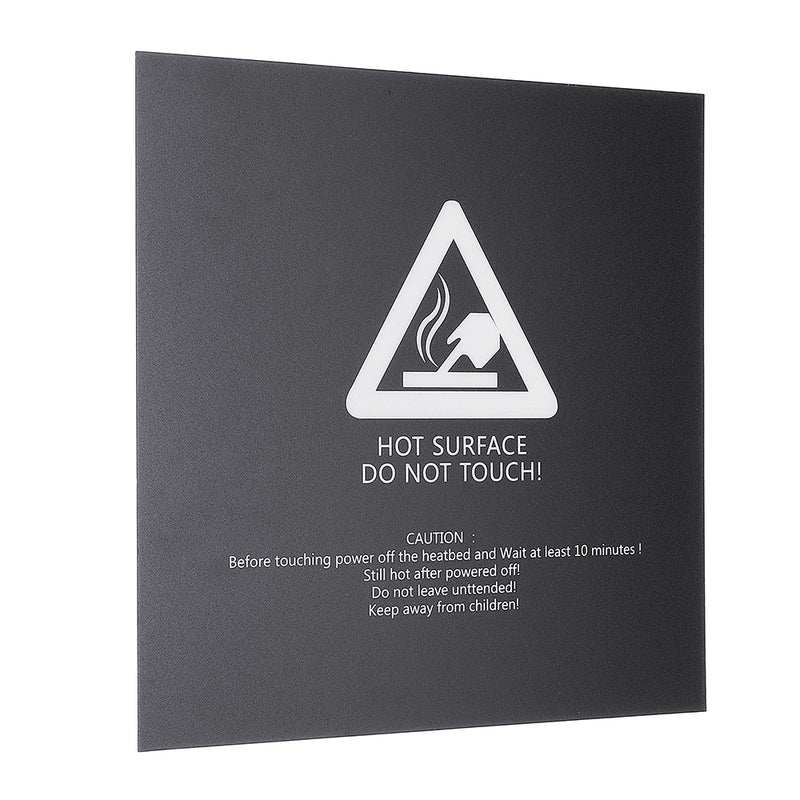 Black 220*220mm Scrub Heated Bed Sticker for 3D Printer Reprap Aluminum Plate