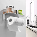 Bathroom Toilet Towel Tissue Paper Roll Holder Wall Mounted Hook Phone Holder