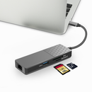 Bakeey 7-in-1 USB-C Docking Station Hub Adapter with 2 * USB 3.0/100W Type-C PD/4K HD Display/Gigabit Ethernet port/TF Card Reader/Camera Card Reader