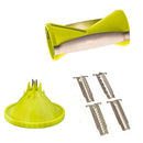 Vegetable Spiral Slicer Peeler Redesigned Handle With 4 Blade Veggie Julienne Slicer Cutter