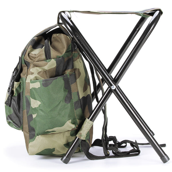 Fishing Chair Outdoor Portable Folding Stool Backpack Portable Folding Fishing Chair Backpack