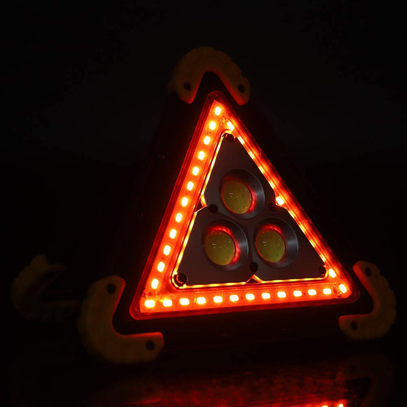 3COB+36 LEDs 1600LM 4 Modes Outdoor Portable Handle Triangle Flashlight Car Repair Work Light