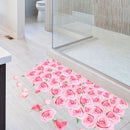 Miico FX82023 3D Rose Decorative Sticker Floor Sticker Bathroom Sticker Wall Sricker DIY Sticker