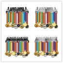 32 Medals Holder Sport Stainless Steel Running Medal Hanger Display Rack Decorations