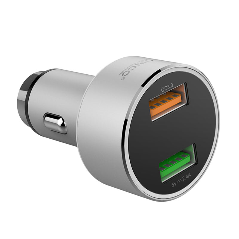 ORICO 30W QC3.0 Dual USB Port Fast Charging USB Car Charger For iPhone XS X Max 11 Pro Huawei P30 Pro Mate 30 Xiaomi Mi9 9Pro S10+ Note10