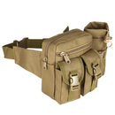 Tactical Waist Bag Pouch Haversack Messenger Bag With Bottle Pack For Camping Hiking