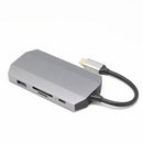 Bakeey 9 In 1 Type C to HDMI USB3.0 RJ45 4K High Speed HUB Adapter For Laptop Tablet Huawei P30 Xiaomi Mi9 S10+ Note 10