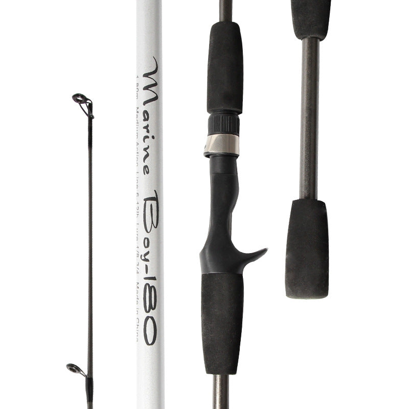 ZANLURE 1.8m Glass Steel Fishing Rod Hand Fishing Tackle Lure Spinning Casting Fishing Pole