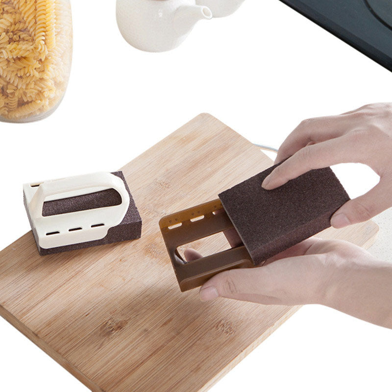 Honana Replaceable Emery Sponge Wipe Strong Decontamination With Handle Magic Cleaning Sponge