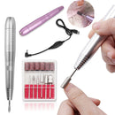 19000RPM Professional Electric Nail Drill Machine File Pen Salon Machine Manicure Set
