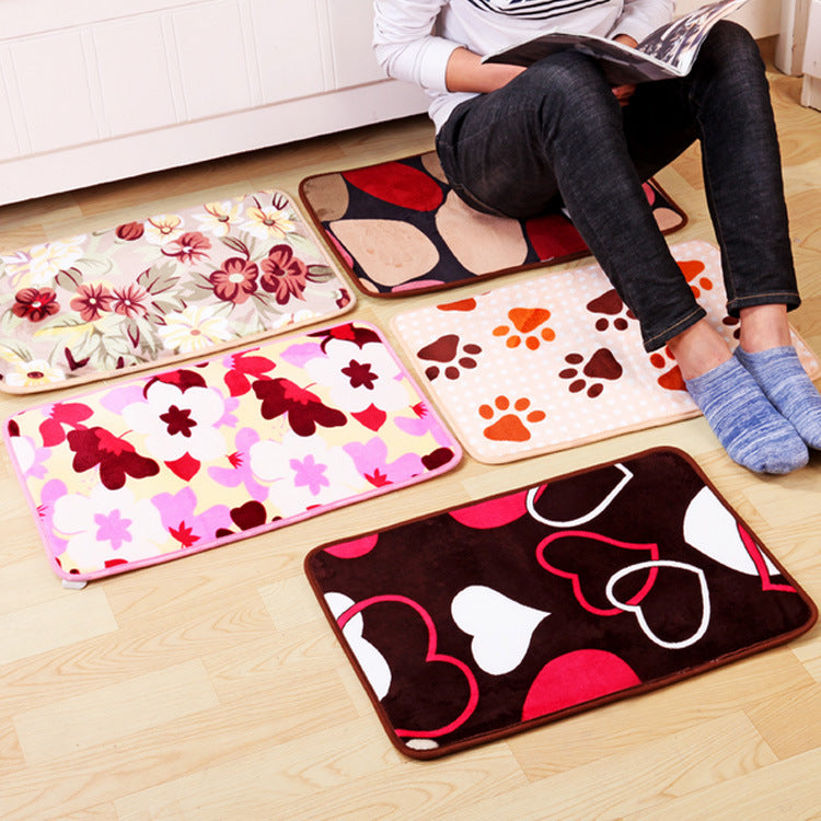 40x60cm Padded European-style Mats Porch Various And Creative Absorbent Anti-skid Carpet Mats