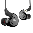 [8 Drivers] TRN V80 2BA+2DD Hybrid Earphone HiFi Dual Balanced Armature Dual Dynamic Bass Headphone