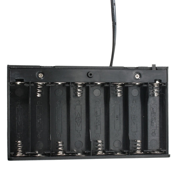5pcs DIY 12V 8 x AA Battery Holder Box Case With Leads Switch
