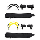 KALOAD 30lb Elastic Pull Rope Waist Belt Set Sports Resistance Bands for Pilates Gym Yoga Fitness