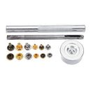 6mm 8mm 180Pcs Leather Double Cap Rivet Buttons Fixing Setting Kit Belts DIY Craft Repair Decoration