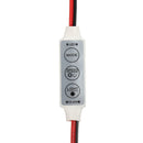 Mini 3 Keys Inline Dimmer Controller 12V for Single Color 5050 3528 Led Light Strip