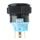 12V 5 Pin Led Push Button Switch Plastic Lamp Car Horn Switch Access Control Switch