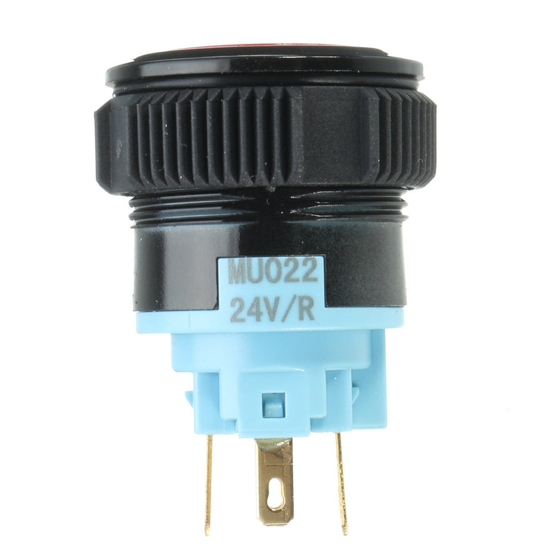 12V 5 Pin Led Push Button Switch Plastic Lamp Car Horn Switch Access Control Switch