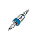 Drillpro 5pcs Magnetic PH2 Screwdriver Bit Set with Removable Magnetizer Ring