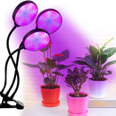 45W 78LED Three Head Red & Blue USB Powered Timing Dimmable Grow Light with Clip DC5V