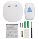 85V-240V Wireless Chime DoorBell Waterproof 300M Range Doorbell 38 Ringtone