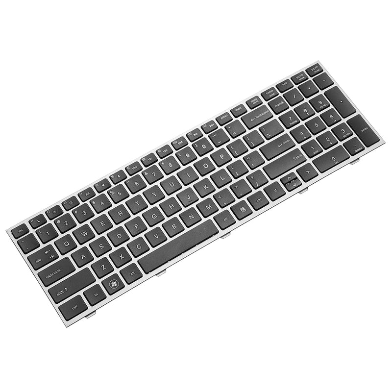 Laptop Replace Keyboard For HP ProBook 4540 4540S 4545 4545S Series Notebook With Silver Frame